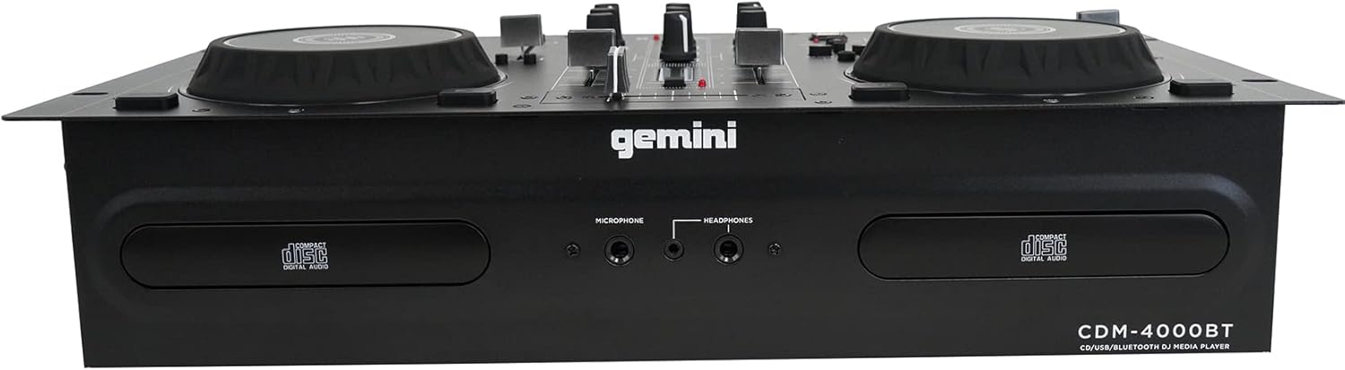 Gemini CD/USB Media Player with Bluetooth (Black) CDM-4000BT