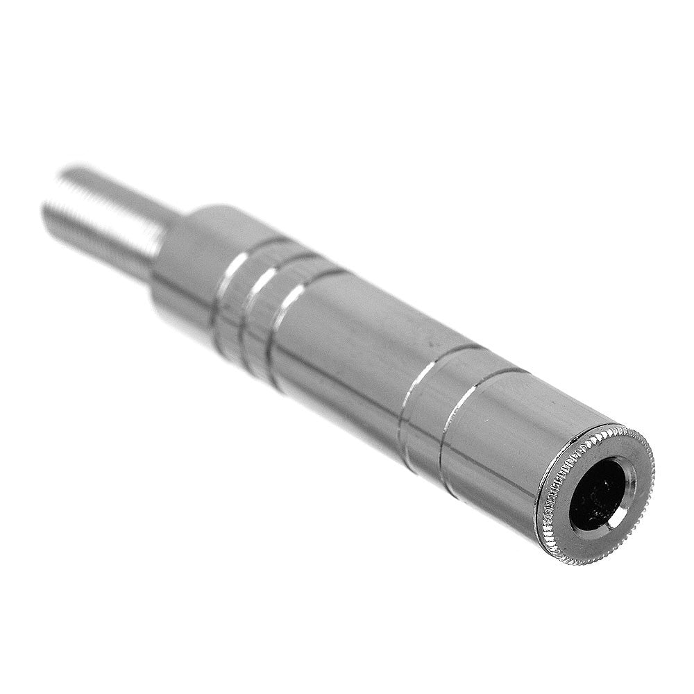 1/4" TRS Stereo Female Connector Jack with Cable Boot