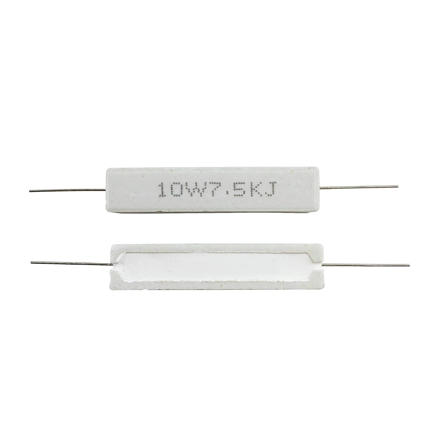 Cement Resistor 10W Resistance 10 Watt ±5% Power Resistors (100 Ohm - 100K Ohm)