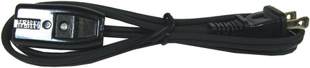Woods® 0293 2-Foot HPN Replacement Mini Extension Cord (18/2), Black