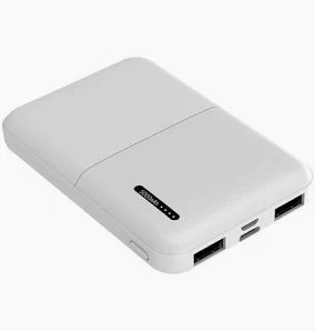 5K mAh Portable Power Bank with USB-C & Dual USB-A Ports, cellhelmet