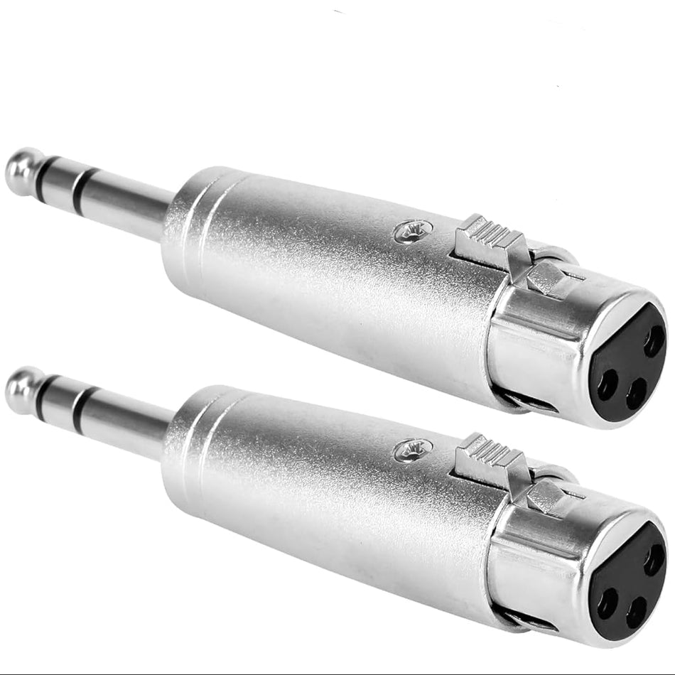 6.35mm 1/4" Male to XLR Female Adapter