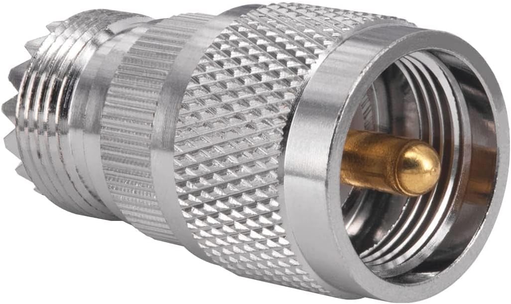 UHF Male (PL-259) to Female (SO-239) adapter