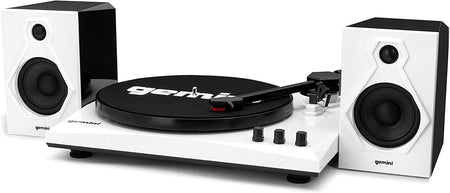 Gemini TT-900BW Manual Suitcase Turntable White