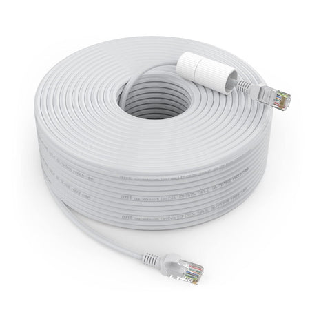 RJ45 LAN Ethernet Cable for PoE IP Cameras, NVR Systems, Modems, PCs & Gaming Consoles | Indoor/Outdoor Use