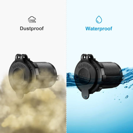 12V Waterproof Lighter Socket Outlet