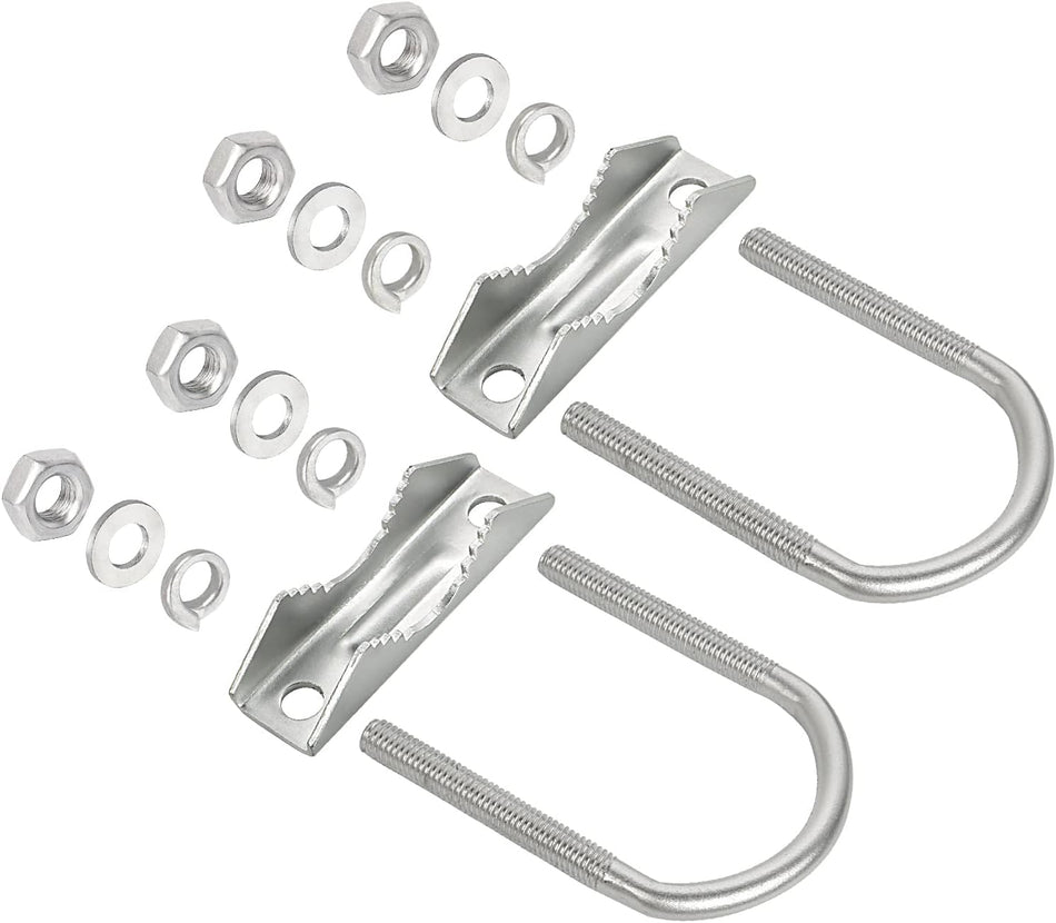 Antenna Mast Mount Clamp U-Bolt – 2 Pack