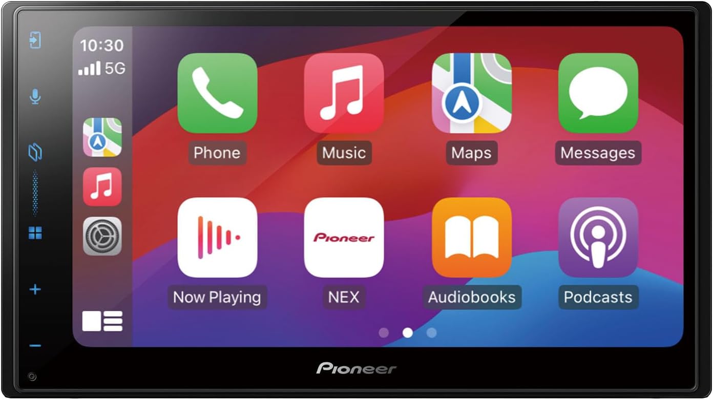 Pioneer DMH-2000NEX 6.8-Inch Double DIN Digital Multimedia Receiver with Apple CarPlay & Android Auto
