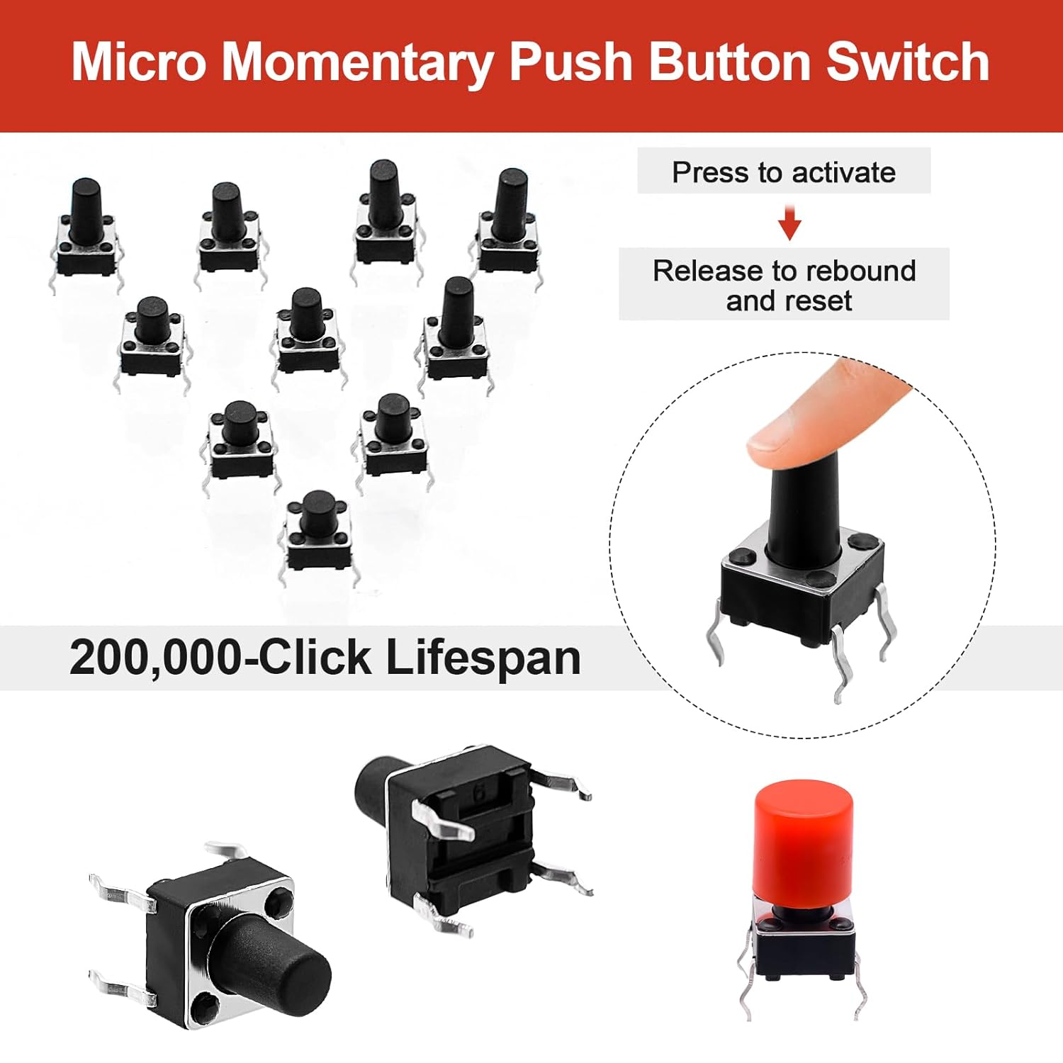 Push Button Momentary Tactile Switch