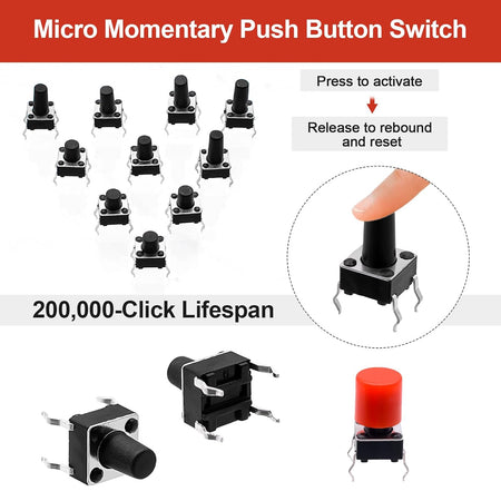 Push Button Momentary Tactile Switch