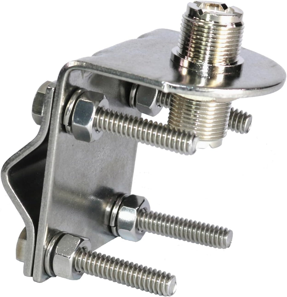 Tram 3270 Stainless Steel UHF to UHF Mirror Mount
