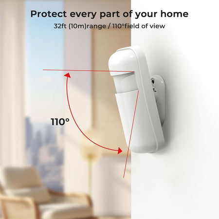 Smart Home Security Alarm System – 9-Piece Kit, WiFi/GSM, Alexa Compatible