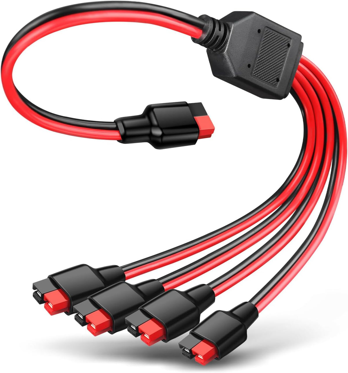 Anderson 1-to-4 Y Splitter Cable Solar Panel Parallel Connector 18.5" (1 Per Pack)
