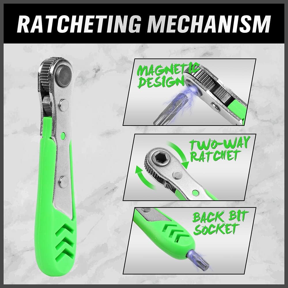 232PCS Ultimate Screwdriver Bit Set – Chrome Vanadium Steel with Ratchet & Case