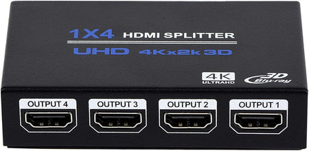 1x4 HDMI Splitter, 1 in 4 Out