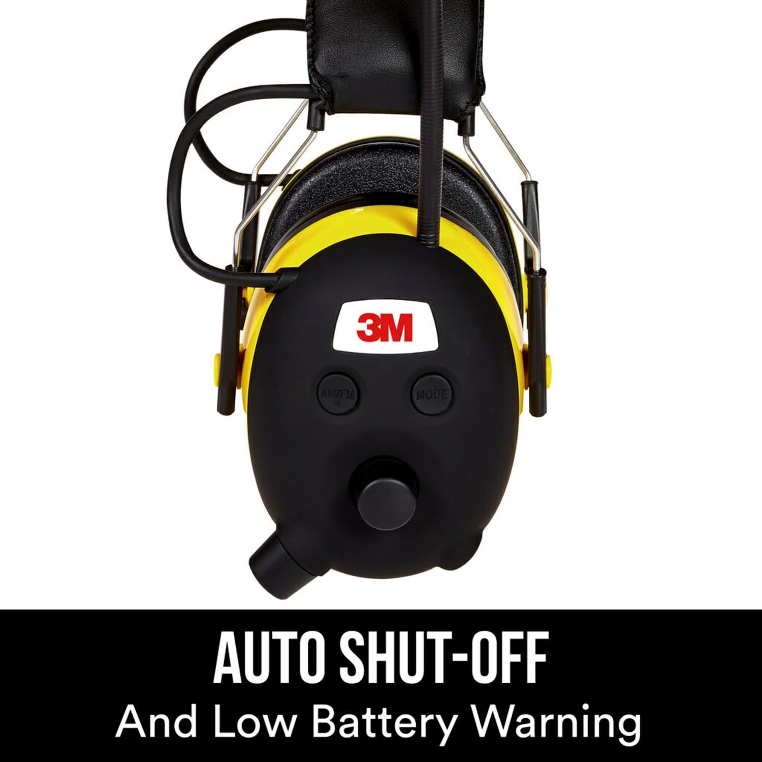 3M™ WorkTunes™ AM/FM Hearing Protector with Audio Assist – 24 dB NRR (90541-80025T)
