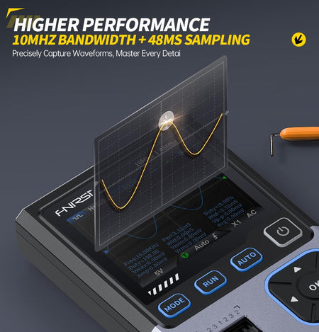 FNRSI DSO-TC4 3-in-1 Digital Oscilloscope/Transistor Tester/Signal Generator
