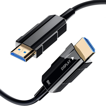 8K HDMI 2.1 Fiber Optic Cable 150ft 48Gbps Ultra High Speed