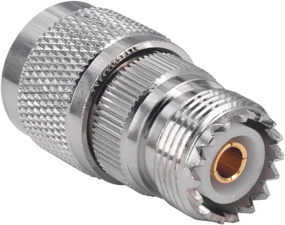 UHF Male (PL-259) to Female (SO-239) adapter