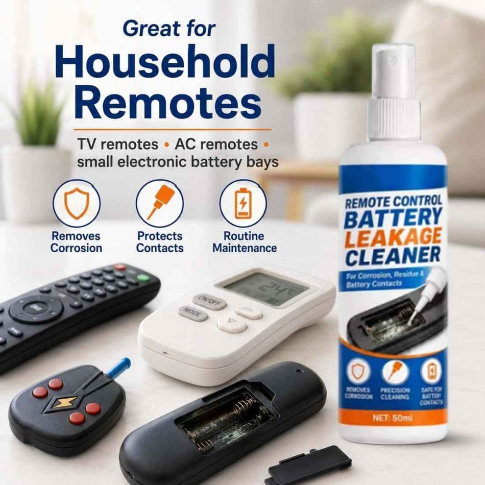 Remote Control Battery Leakage Cleaner Spray, 50ml
