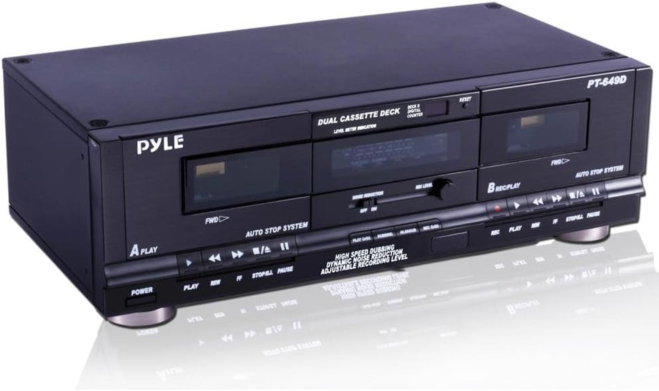 Pyle Home Dual Cassette Deck