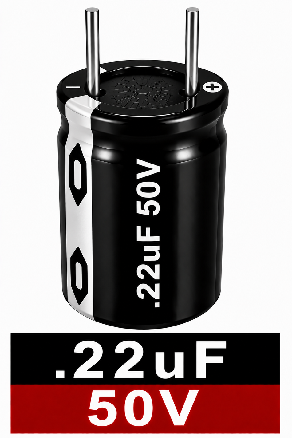Tnisesm Aluminum Electrolytic Capacitors – Multiple Values & Voltage Ratings