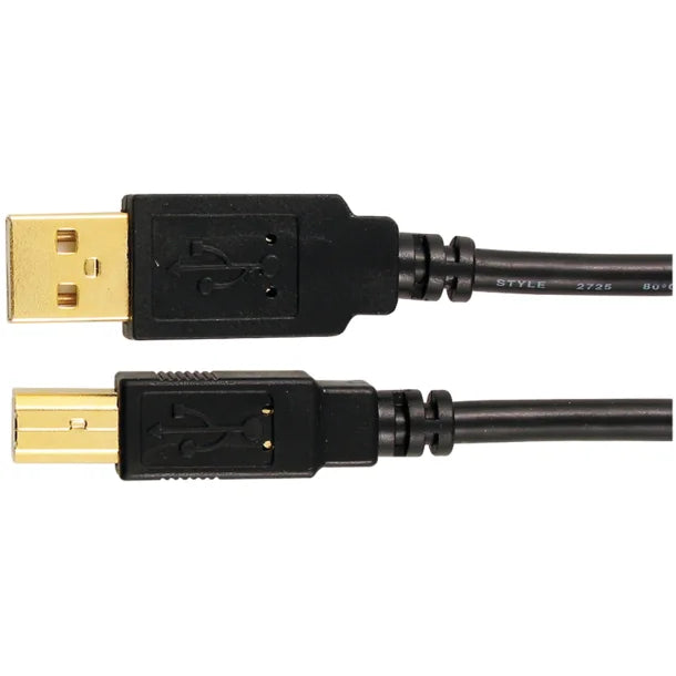 Axis™ A-Male to B-Male USB 2.0 Cable, 6ft