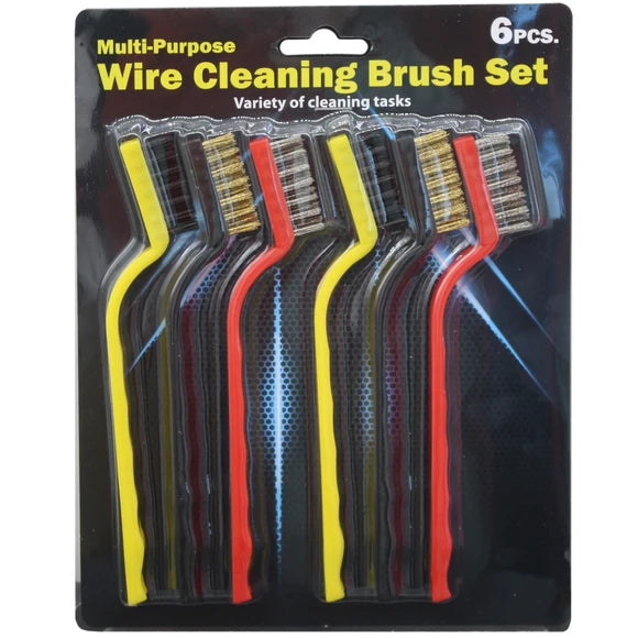 6 Pack Multi-Purpose Wire Cleaning Brush Set