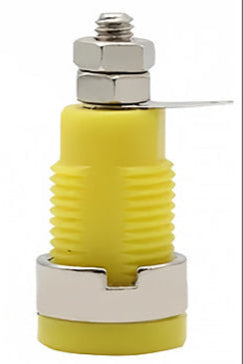 Durable Panel Mount Adapter: 4mm Banana Female Jack Socket Connector