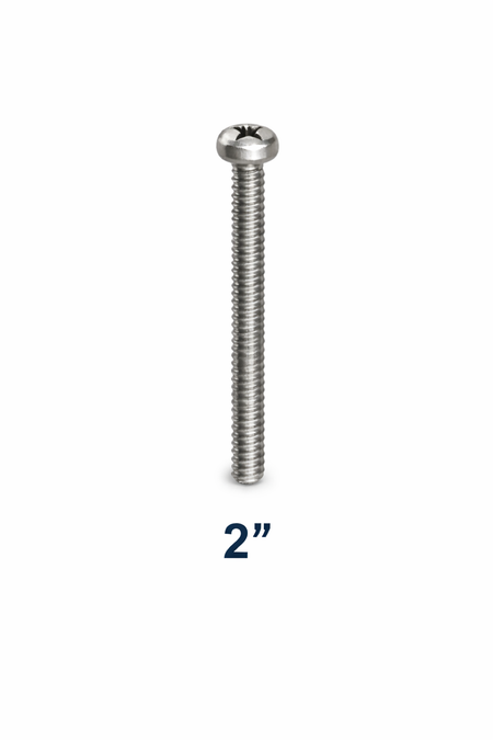 #6-32#8-32 Phillips Pan Head Machine Screws, 304 Stainless Steel – Electrical Wall Plate & Switch Mounting Screws