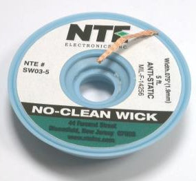 NTE No Clean Solder Wick SW03-05