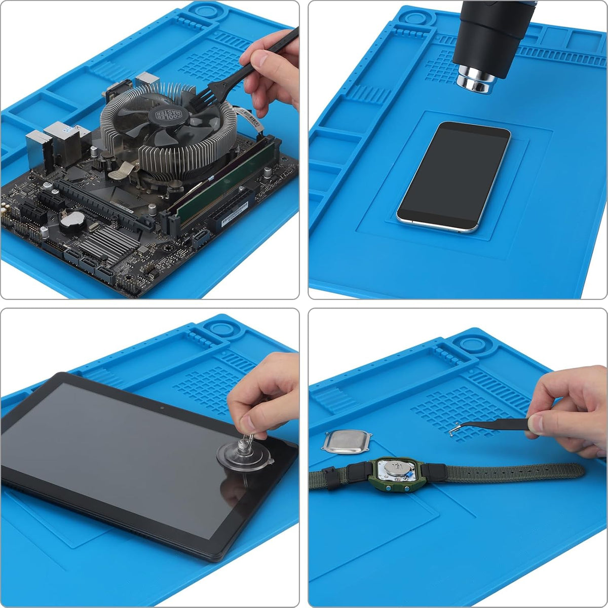 Silicone Soldering Mat – Heat Resistant Repair Work Pad