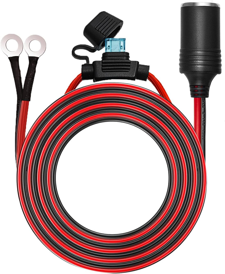 12V/24V Battery Lighter Socket Cable