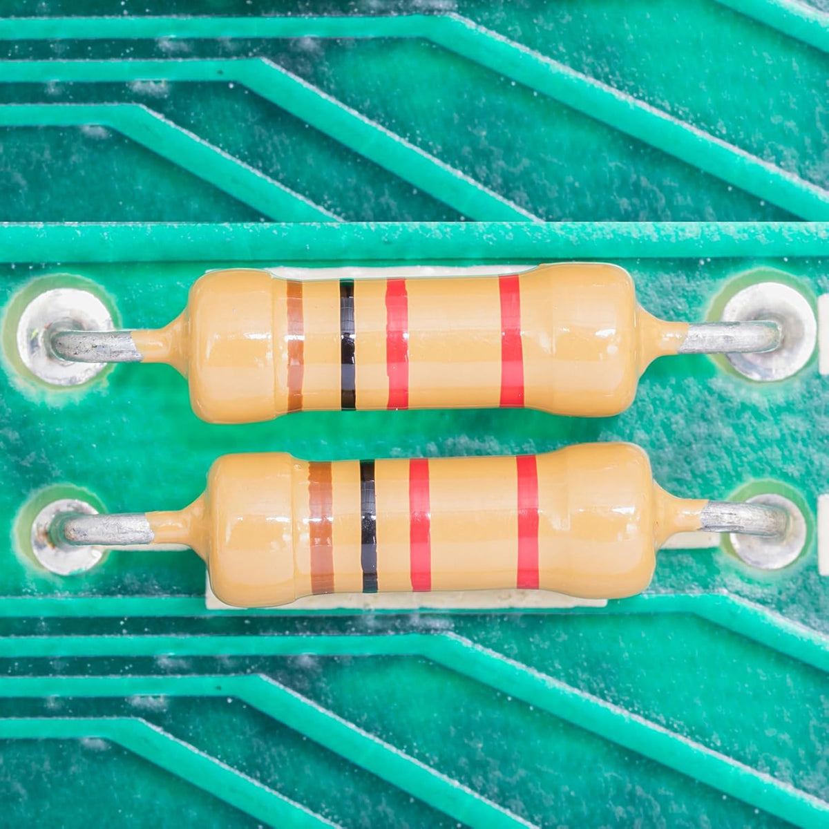 1W Carbon Film Resistors, ±5% Tolerance (5-Pack)