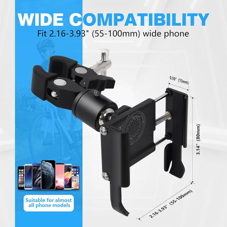 Phone Holder with Clamp