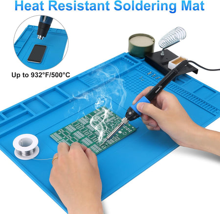 Silicone Soldering Mat – Heat Resistant Repair Work Pad