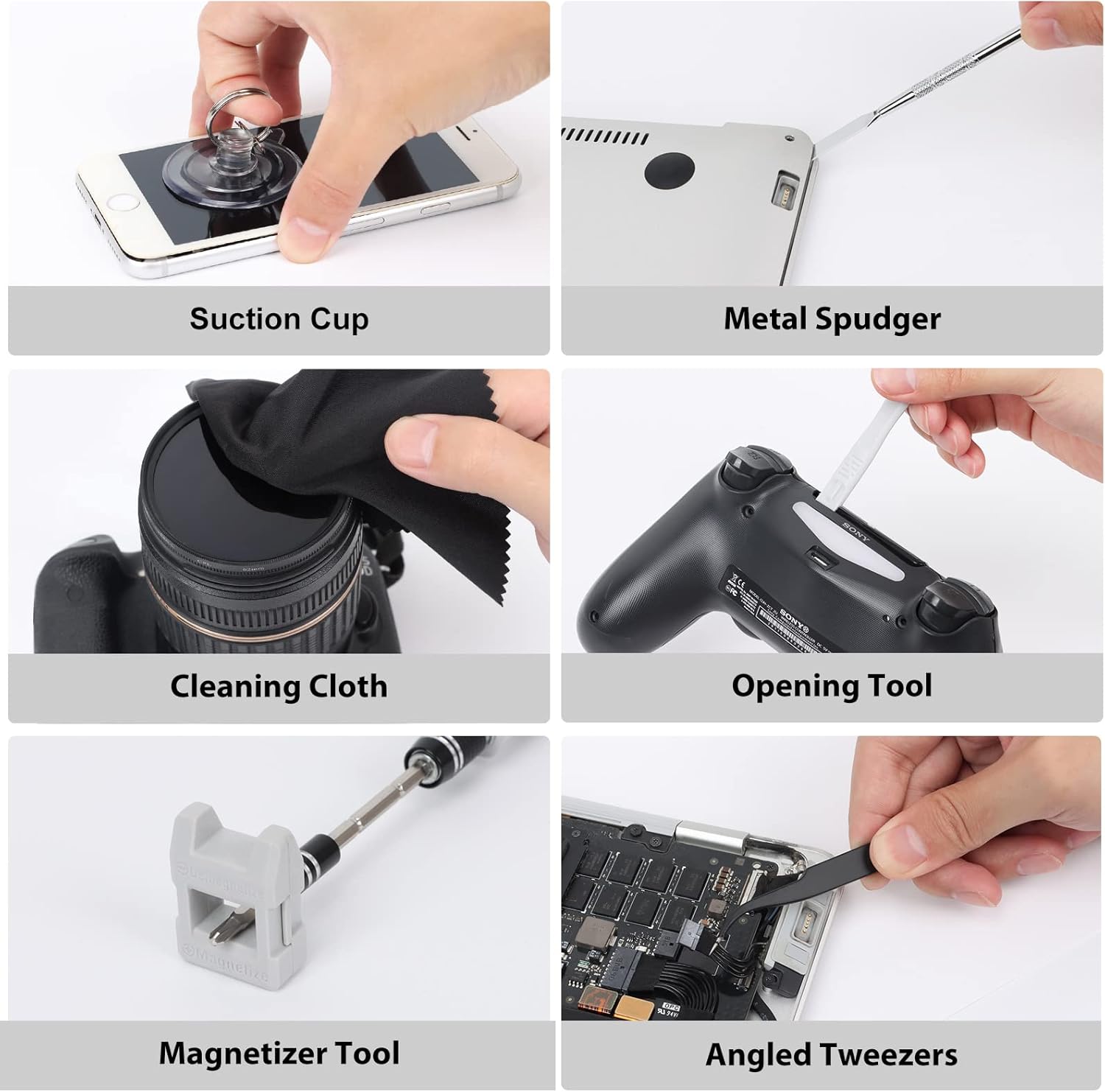 142-Piece Precision Screwdriver Set, Magnetic Computer Repair Tool Kit for Laptop, PC, Phone, MacBook, Nintendo, PS4, Xbox Controller Electronics Toolkit