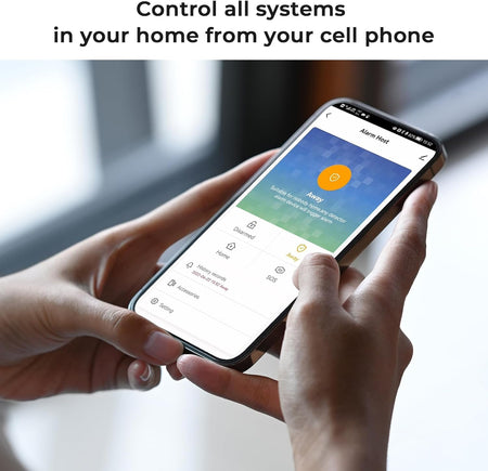 Home Security Alarm System – WiFi/GSM, Alexa Compatible, No Monthly Fees