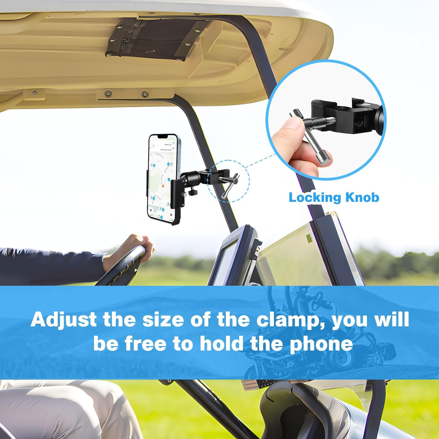 Phone Holder with Clamp