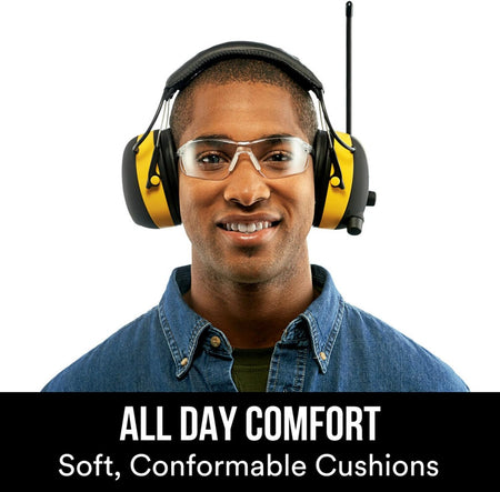 3M™ WorkTunes™ AM/FM Hearing Protector with Audio Assist – 24 dB NRR (90541-80025T)