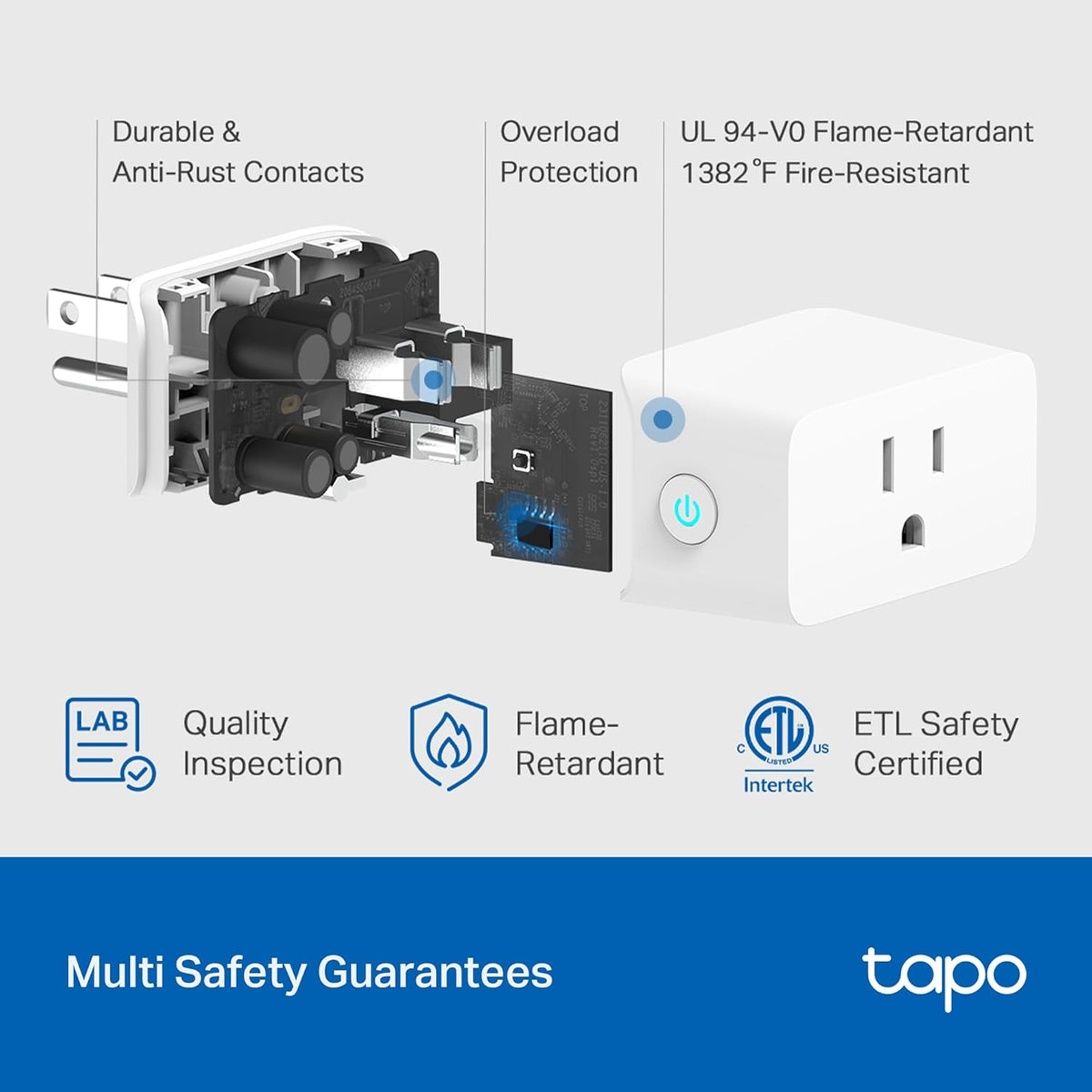 TP-Link Tapo P115 Smart Plug Wi-Fi Mini 4-Pack