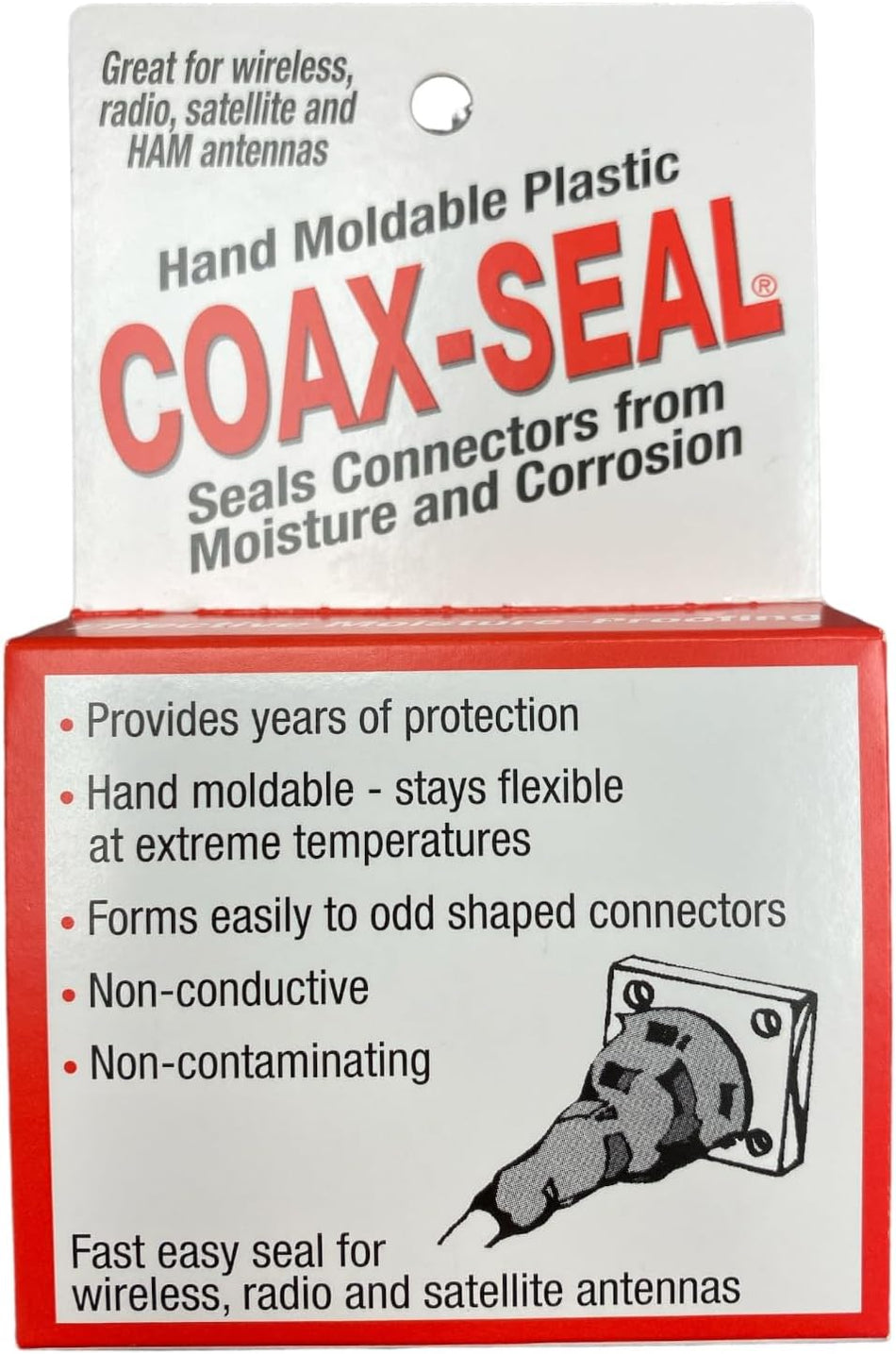 Hand Moldable Plastic Coax-Seal