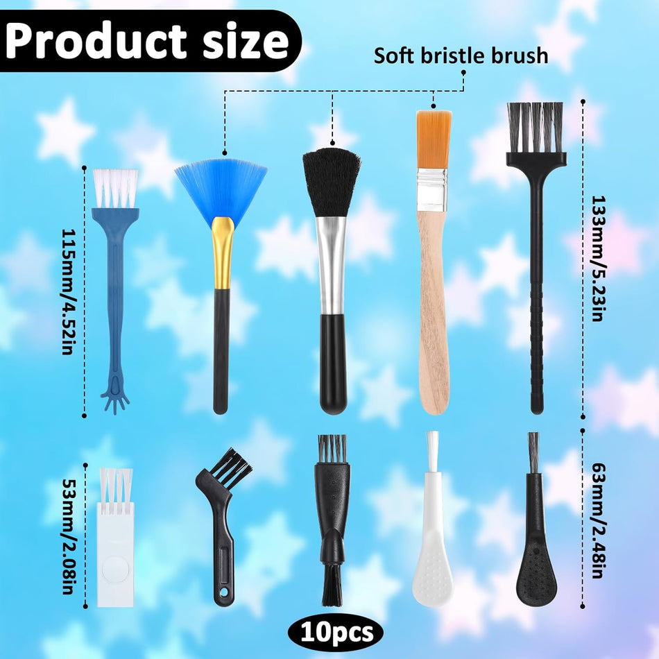 Keyboard Brush, 10 Pcs Mini Anti Static Cleaning Brush Kit