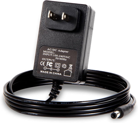 6V 1A DC Power Supply Adapter – 1000mA Wall Charger, 5.5mm x 2.1mm / 2.5mm Plug
