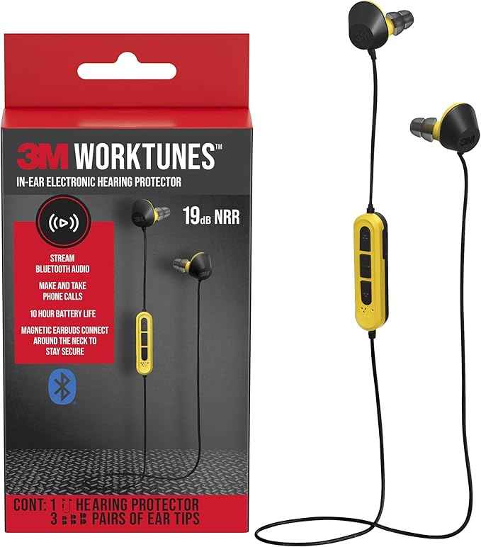 3M WorkTunes Bluetooth Hearing Protector Earplugs