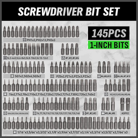 232PCS Ultimate Screwdriver Bit Set – Chrome Vanadium Steel with Ratchet & Case