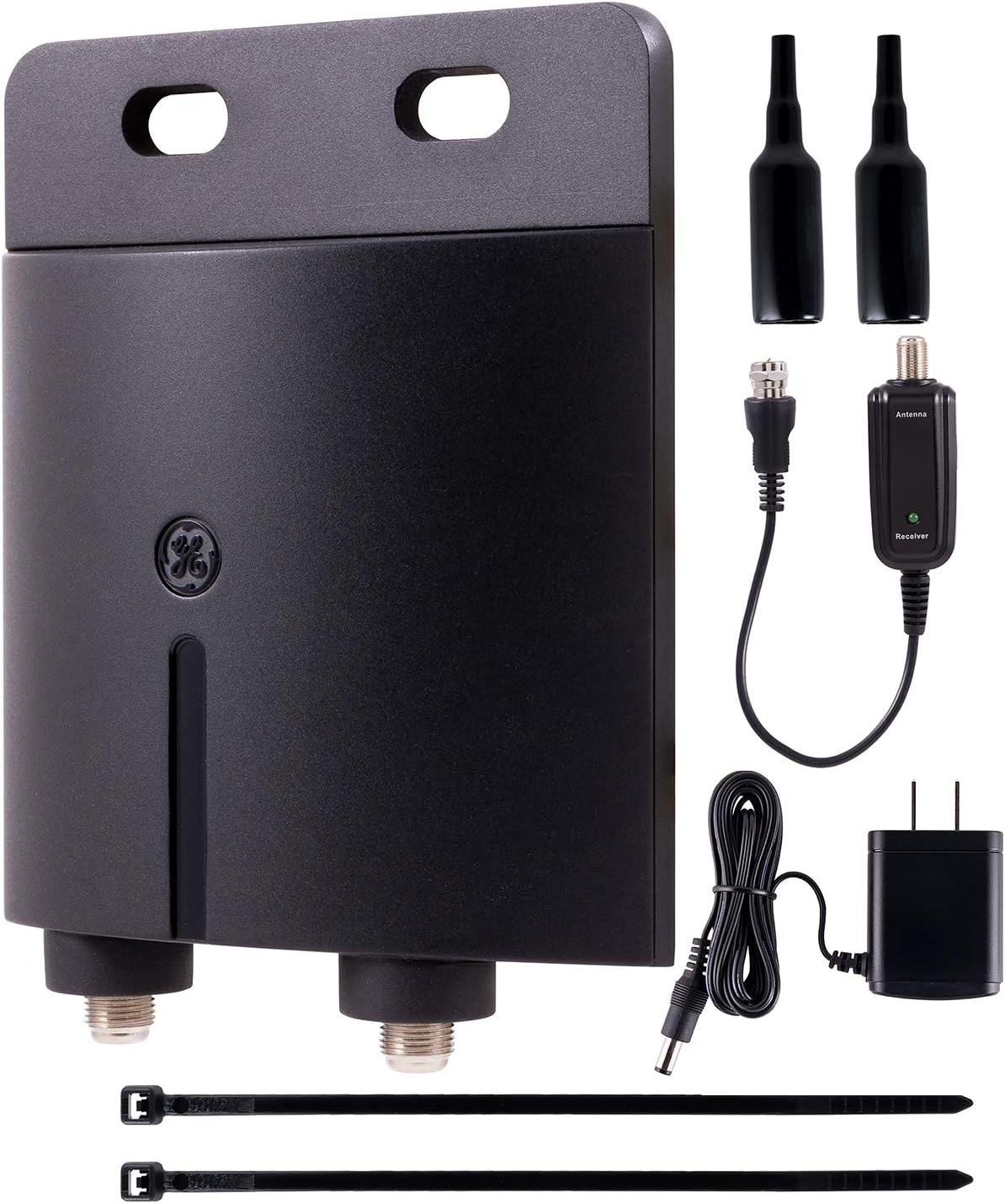 GE Pro Outdoor Antenna Amplifier GE-PRO-AMP – Low Noise HD Signal Booster