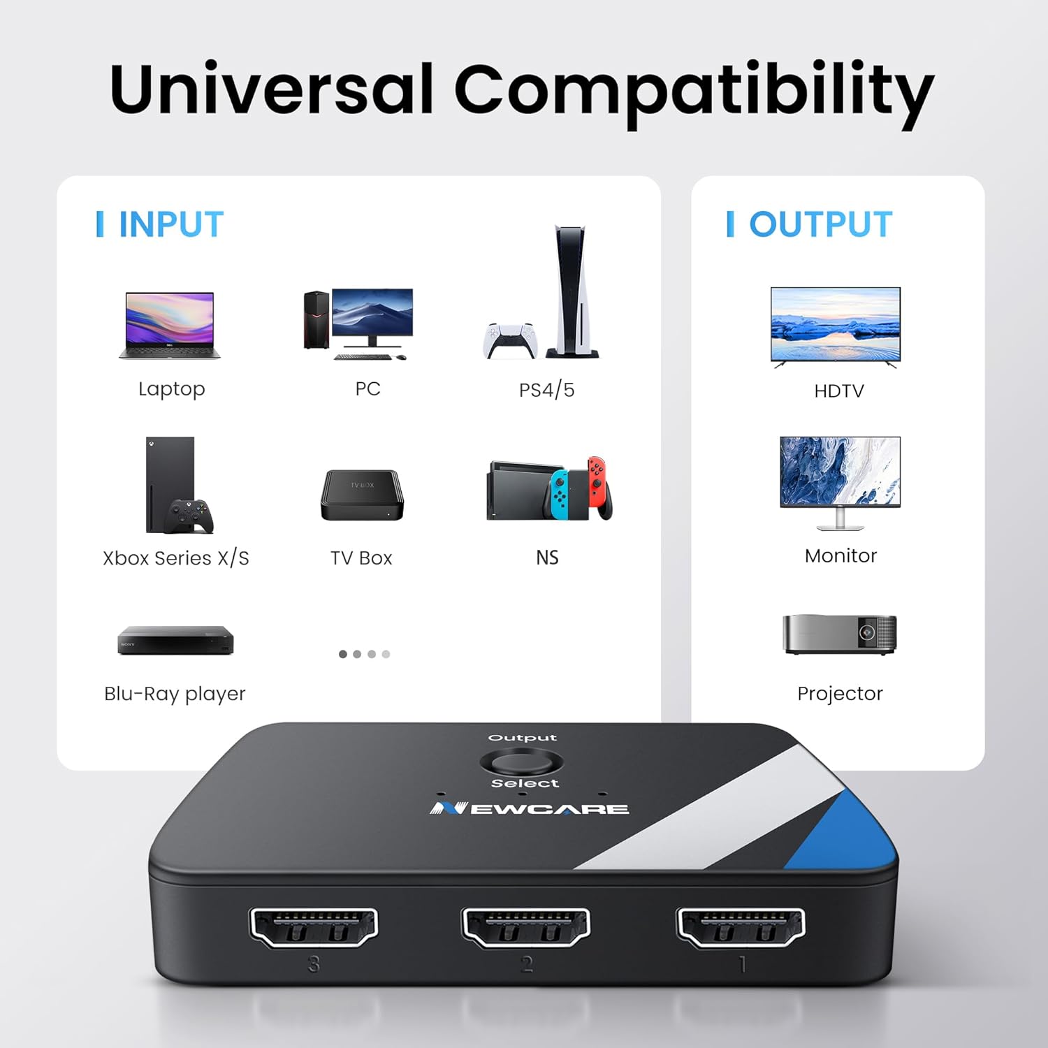 HDMI Switch 3 in 1