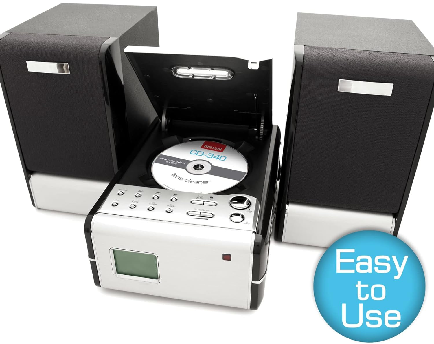 Maxell CD-340 Laser Lens Cleaner – CD/DVD/Game Disc Cleaning Kit
