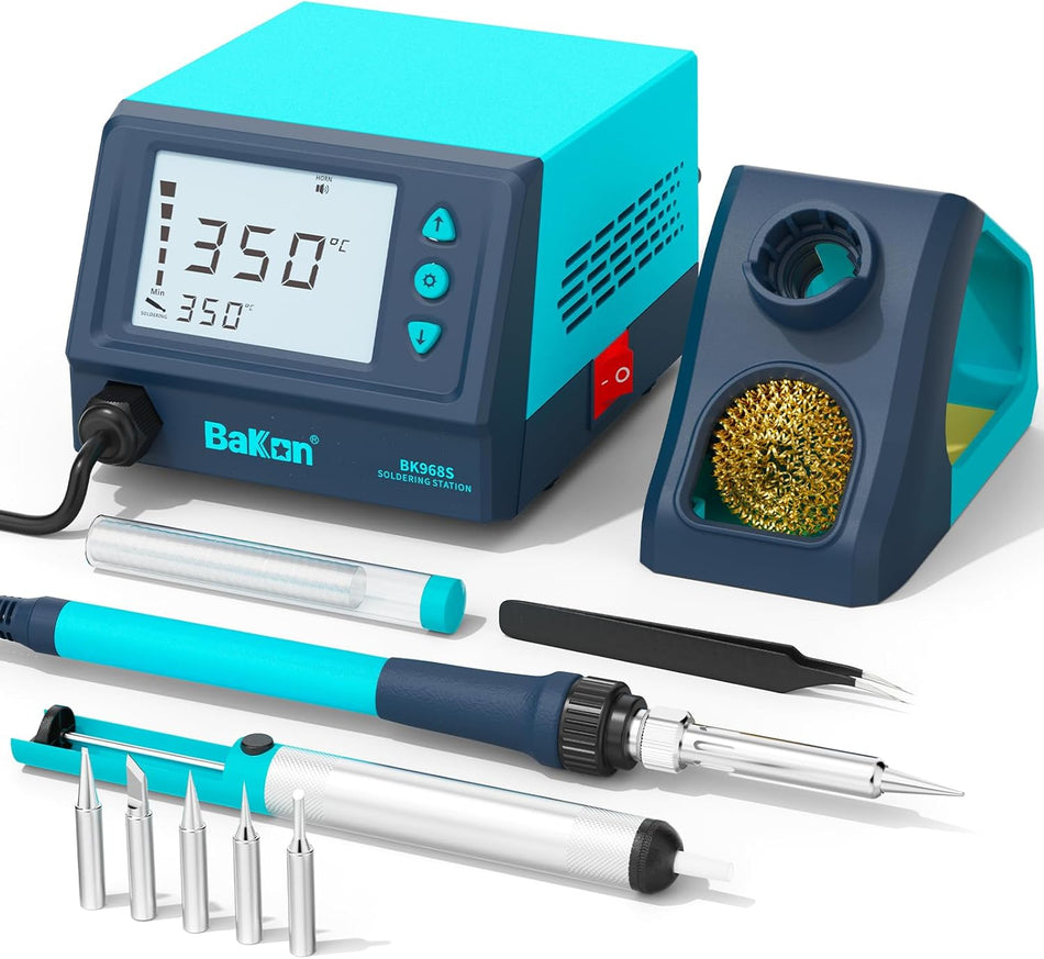 BAKON 969S Soldering Iron Kit,60W Digital Soldering Station